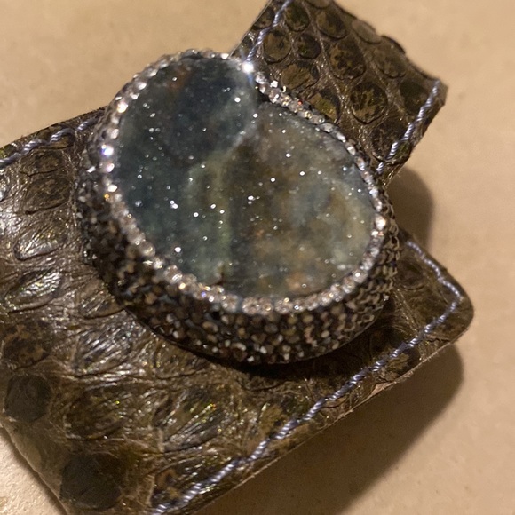 Roni Blanshay Skin/Leather Cuff - Picture 9 of 13